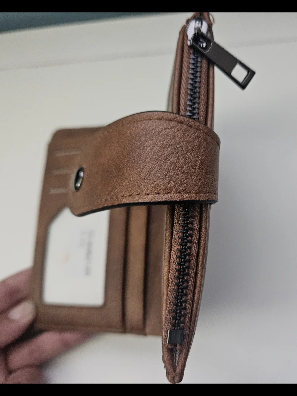Woman's Brown Leather Travel Organizer Wallet